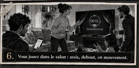 Étape 6 — Vous jouez dans le salon, assis, debout ou en mouvement